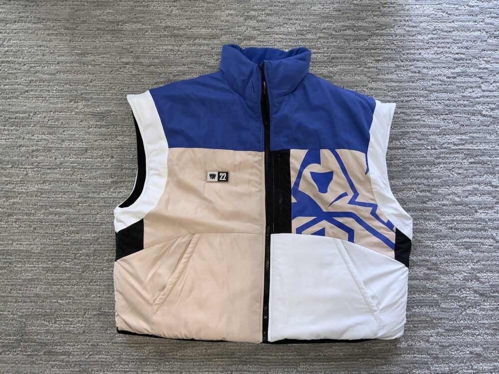 League of Legends Worlds 22 Championship Zip Up Puffer Vest Riot Games Size M